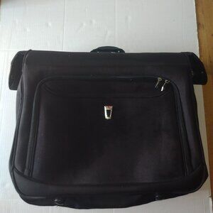 DELSEY Black 2-Wheel Trolley Garment Suit-Clothes Luggage 23”W/21”H/9”D